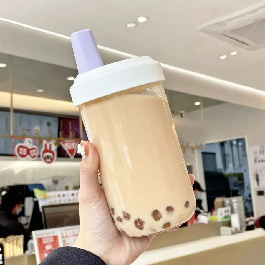 Kaffeinated Kawaii Pearl Straw Bottle