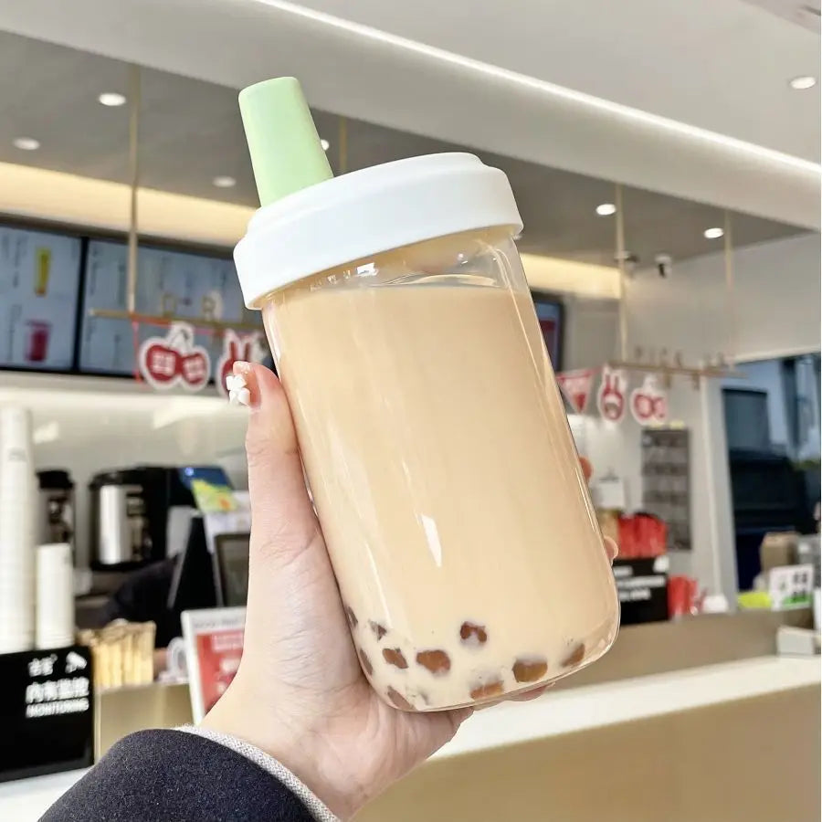 Kaffeinated Kawaii Pearl Straw Bottle