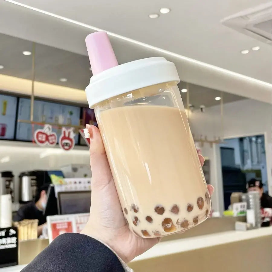 Kaffeinated Kawaii Pearl Straw Bottle
