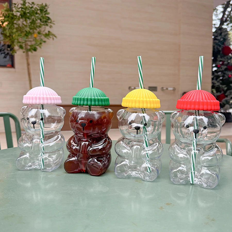 The "Bearly Awake" 20oz Straw Tumbler