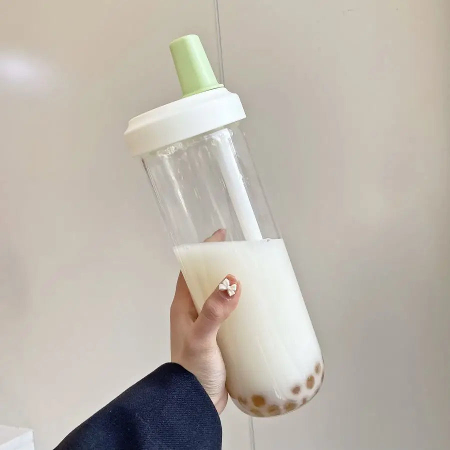 Kaffeinated Kawaii Pearl Straw Bottle