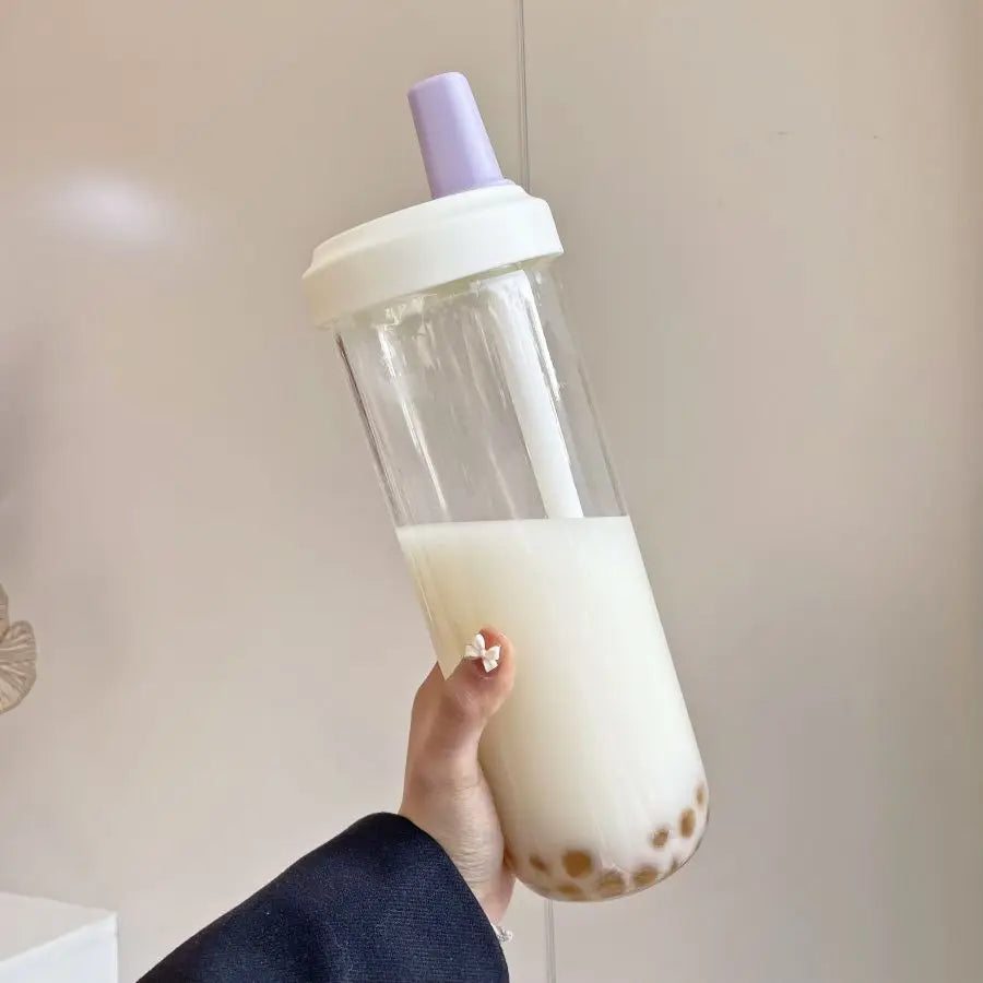 Kaffeinated Kawaii Pearl Straw Bottle